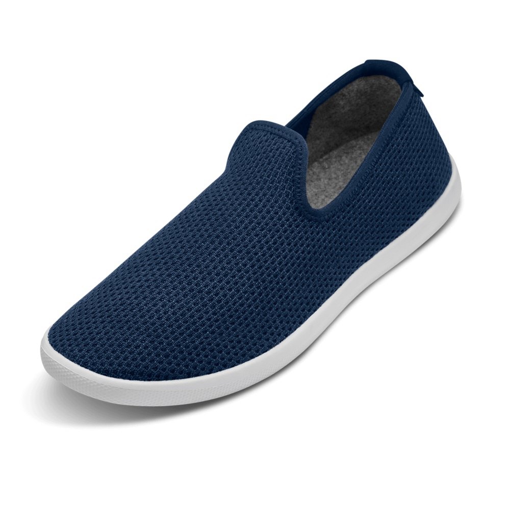 Allbirds Men's Slip-Ons Navy - Tree Loungers - 47812WKHX